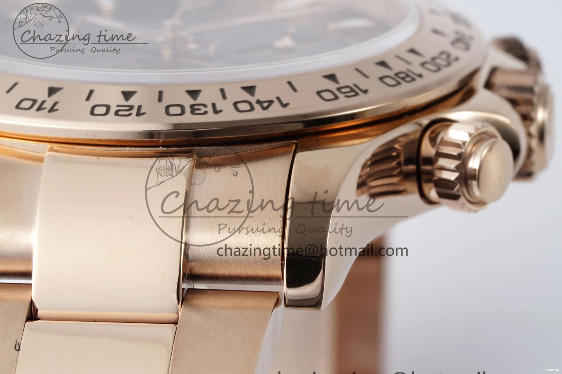 Dial SA4130 Best Edition QF Daytona on 116505 V2 Brown Bracelet RG 1:1 0324